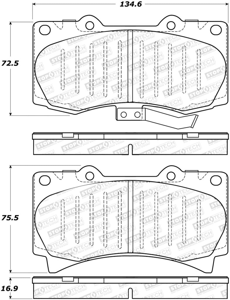 StopTech Street Brake Pads