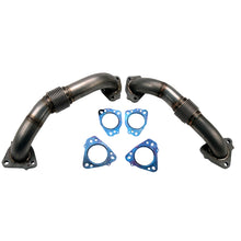 Load image into Gallery viewer, Wehrli 17-24 Chevrolet 6.6L L5P Duramax 2in Stainless Up Pipe Kit w/Gaskets