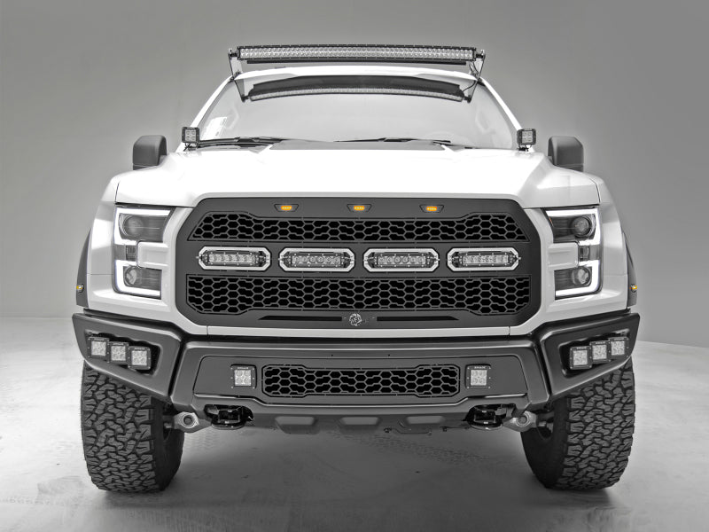 aFe 17-20 Ford Raptor w/o FFC Scorpion Grill w/ LEDs