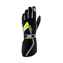 Load image into Gallery viewer, OMP Tecnica Gloves My2021 Black/Yellow - Size Xs (Fia 8856-2018)