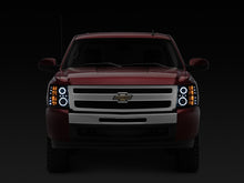 Load image into Gallery viewer, Raxiom 07-13 Silverado 1500 Super White LED Halo Projector Headlights- Black Housing (Clear Lens)