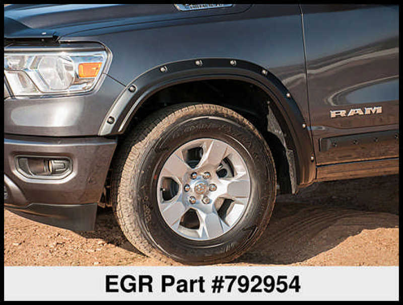 EGR 2019 RAM 1500 Bolt-On Style Fender Flares - Set - Black