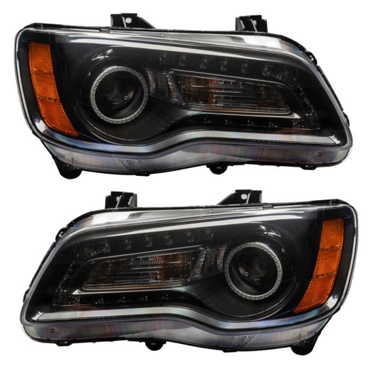 Oracle 11-14 Chrysler 300C SMD HL - Black - NON HID - DRL - w/ BC1 Controller