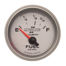 Load image into Gallery viewer, Autometer Ultra-Lite II 2-1/16in 73-10 OHMS Short Sweep Electronic Fuel Level Gauge