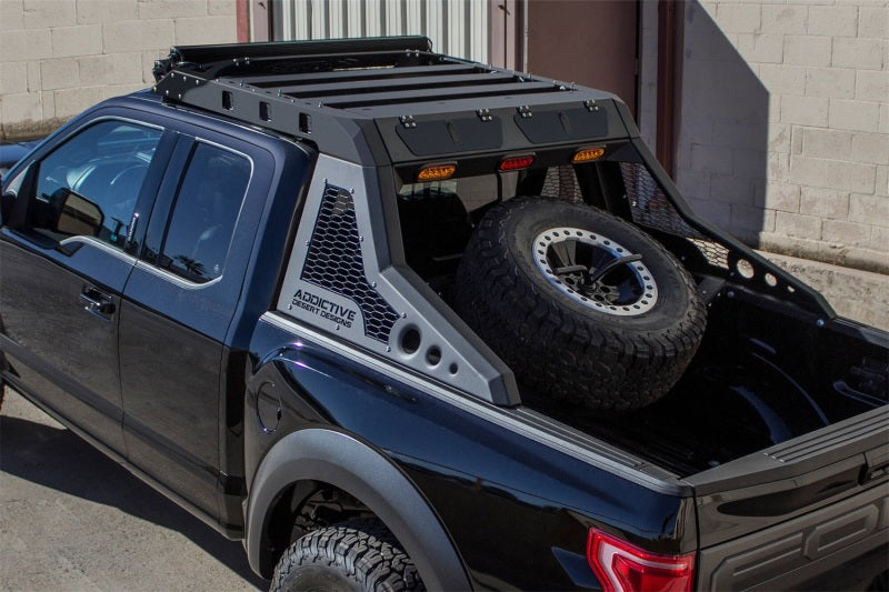 Addictive Desert Designs 17-18 Ford F-150 Raptor HoneyBadger Chase Rack-Chase Racks-San Diego Overlanding-Addictive Desert Designs