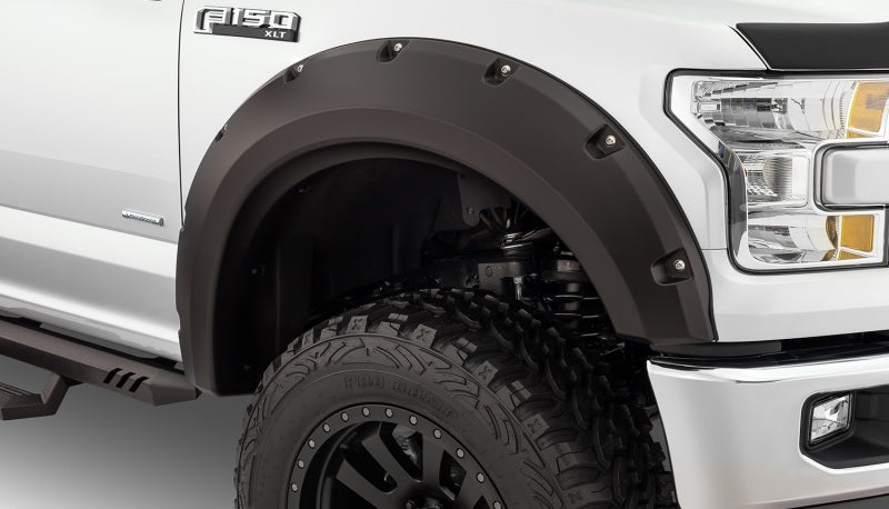 Bushwacker 15-17 Ford F-150 Styleside Max Pocket Style Flares 2pc - Black