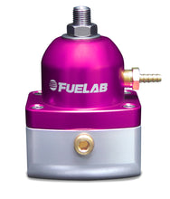 Load image into Gallery viewer, Fuelab 515 TBI Adjustable FPR 10-25 PSI (2) -10AN In (1) -6AN Return - Purple