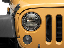 Load image into Gallery viewer, Raxiom 97-18 Jeep Wrangler TJ/JK Axial 7-Inch LED Headlights w/ DRL- Black Housing (Clear Lens)