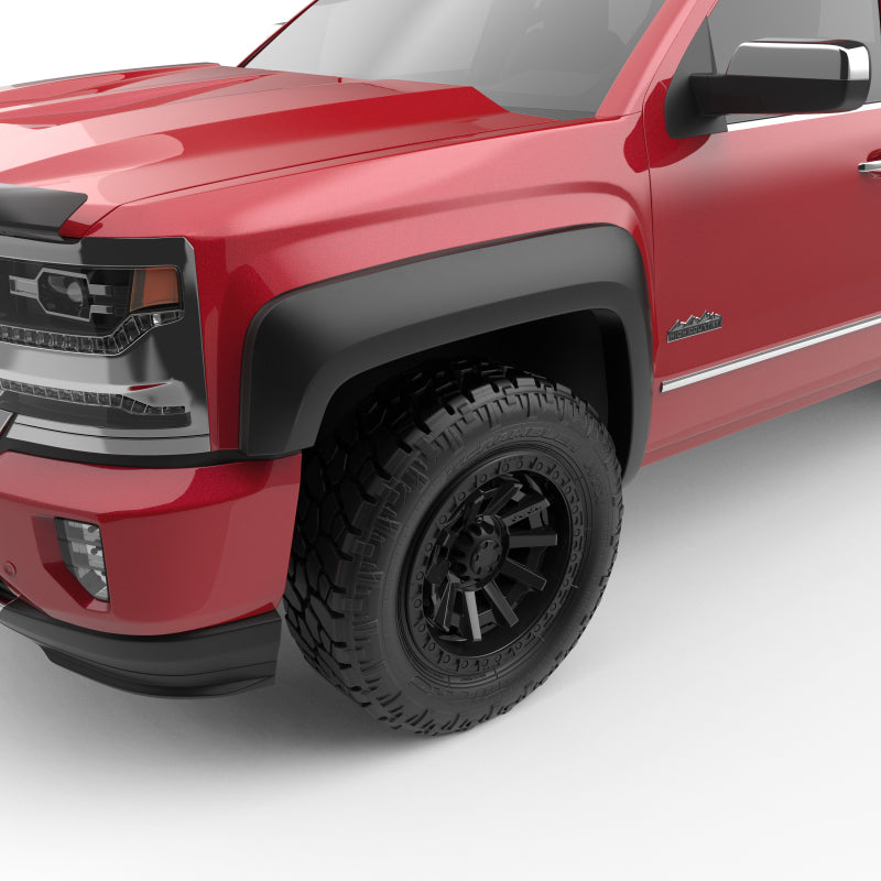 EGR 14+ Chev Silverado 5.8ft Bed Rugged Look Fender Flares - Set