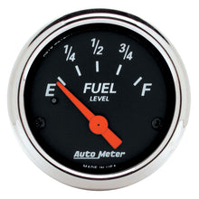 Load image into Gallery viewer, Autometer Designer Black  2-1/16in Black Fuel Level Gauge