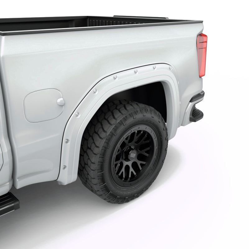 EGR 19-23 Gmc Sierra 1500 Summit Traditional Bolt-On Look Fender Flares White Set Of 4