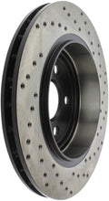 Load image into Gallery viewer, StopTech Sport Cross Drilled Brake Rotor - Front Left