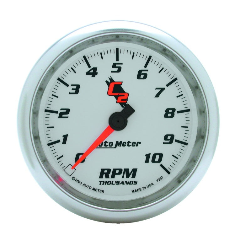 Autometer C2 3 3/8 inch 10000RPM In-Dash Tachometer