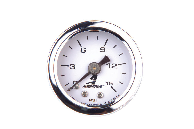 Aeromotive 0-15 PSI Fuel Pressure Gauge