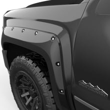 Load image into Gallery viewer, EGR 14+ Chev Silverado 5ft Bed Bolt-On Look Color Match Fender Flares - Set - Black