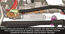 Load image into Gallery viewer, RockJock JL/JT Currectlync High Steer Trac Bar and Steering Stabilizer Shock Relocation Bracket