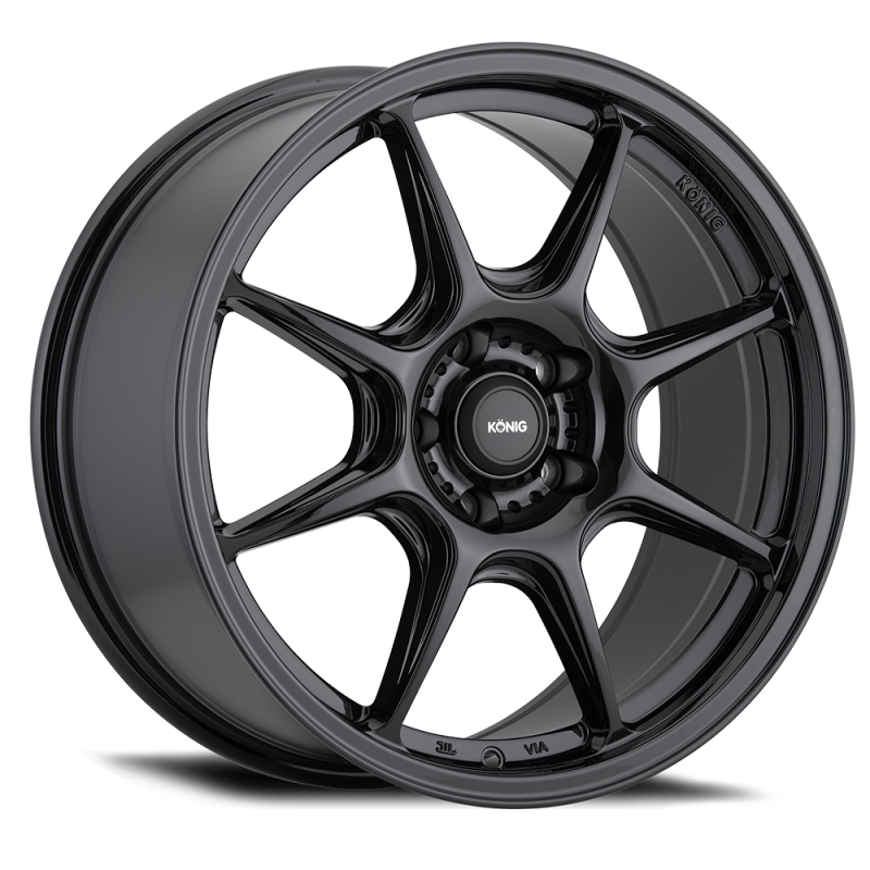 Konig Lockout 17x8 4x100 ET45 Gloss Black