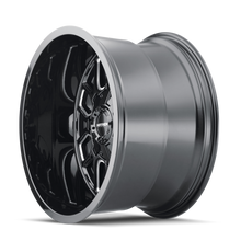 Load image into Gallery viewer, Mayhem 8107 Cogent 20x9 / 6x135 BP / 0mm Offset / 106mm Hub Black w/ Milled Spokes Wheel