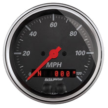 Load image into Gallery viewer, Autometer Designer Black 3-3/8in Electric 120MPH GPS Speedometer