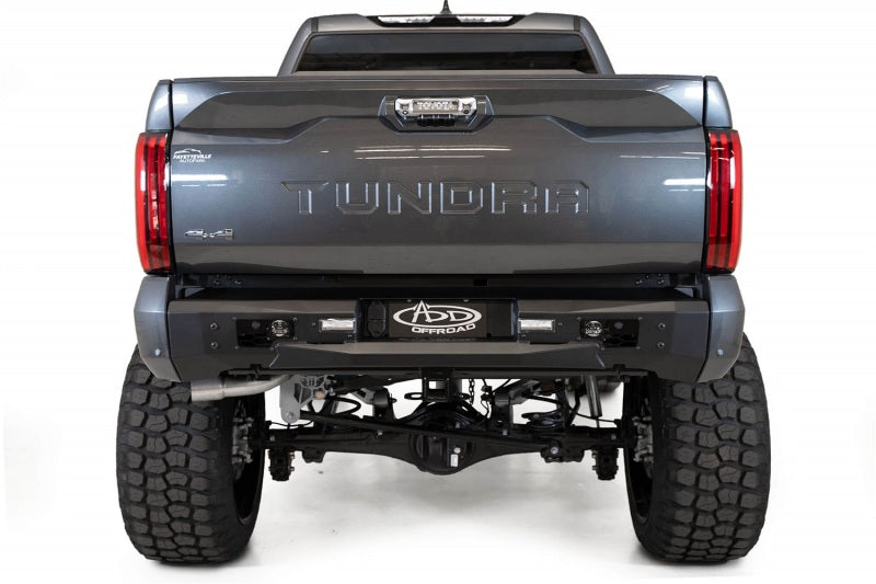 Addictive Desert Designs 22-23 Toyota Tundra Stealth Fighter Winch Rear Bumper-Bumpers - Steel-San Diego Overlanding-Addictive Desert Designs