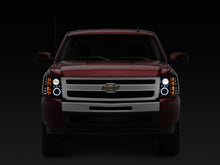 Load image into Gallery viewer, Raxiom 07-13 Silverado 1500 Super White LED Halo Projector Headlights- Black Housing (Clear Lens)