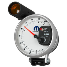 Load image into Gallery viewer, Autometer Mopar 5in / 10k RPM / Pedestal Mount White Tachometer w/ Shift Light