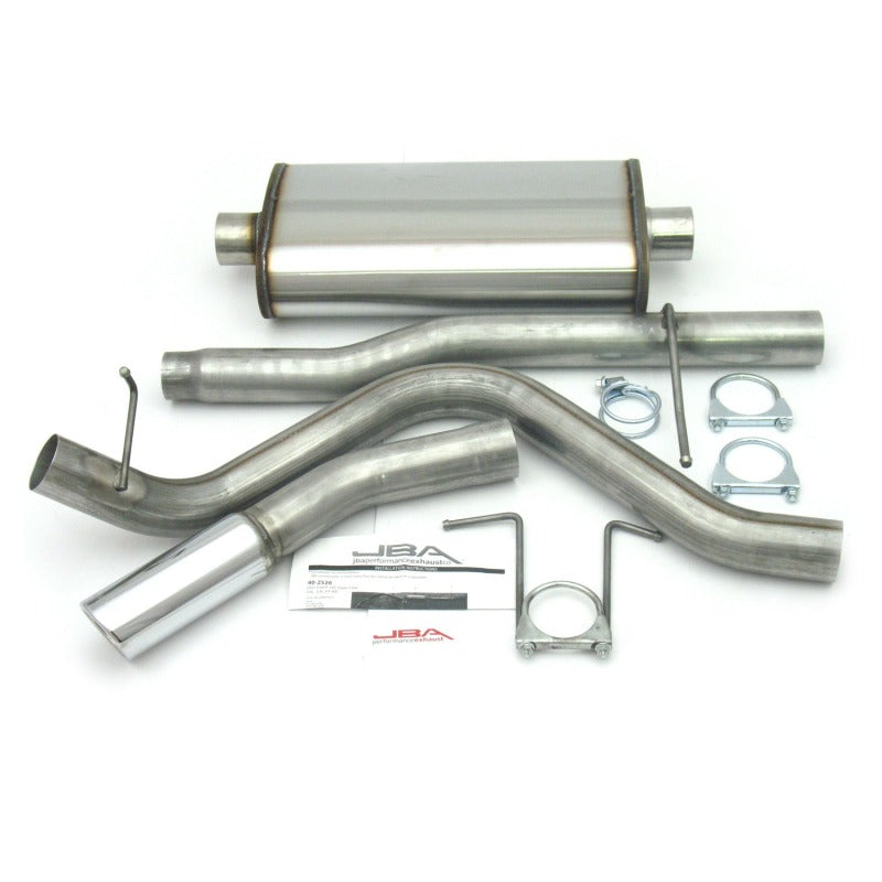 JBA 01-03 Ford F-150 Super Crew 4.6L/5.4L 409SS Pass Side Single Exit Cat-Back Exhaust