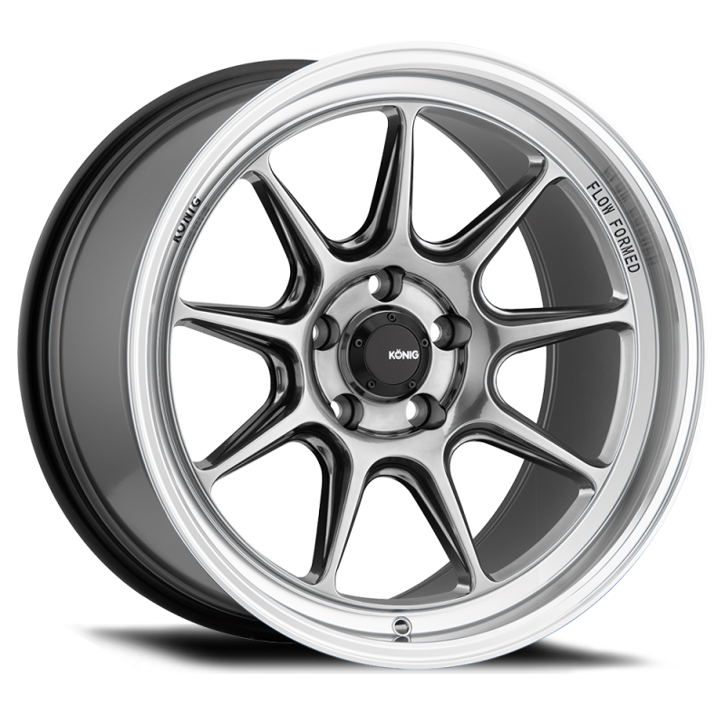 Konig Countergram 18x9.5A 5x120 ET35 Hyper Chrome / Machined Lip