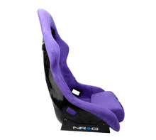 Load image into Gallery viewer, NRG FRP Bucket Seat PRISMA Edition W/ pearlized Back Purple Alcantara - Large