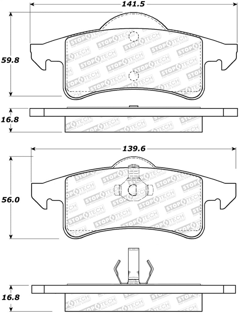 StopTech Street Brake Pads