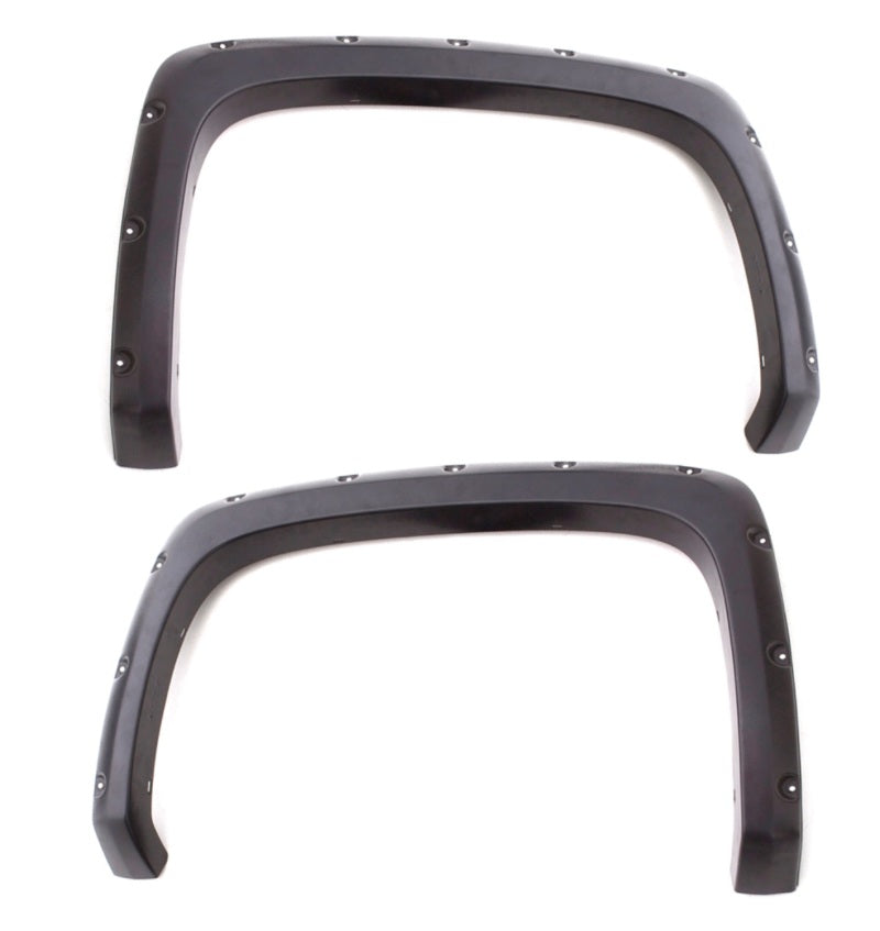 Lund 14-15 Chevy Silverado 1500 RX-Rivet Style Textured Elite Series Fender Flares - Black (2 Pc.)