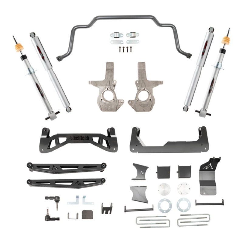 Belltech 16-18 Chevrolet Silverado / GMC Sierra 1500 4WD 7-9in Suspension Lift Kit w/ Shocks