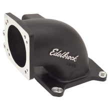 Load image into Gallery viewer, Edelbrock High Flow Intake Elbow 95mm Throttle Body to Square-Bore Flange Black Finish