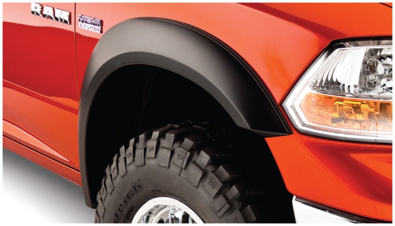 Bushwacker 09-18 Dodge Ram 1500 Extend-A-Fender Style Flares 2pc - Black