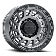 Load image into Gallery viewer, Raceline 957GB Halo 17x9in / 5x127 BP / -12mm Offset / 78.1mm Bore - Gunmetal &amp; Black Lip Wheel