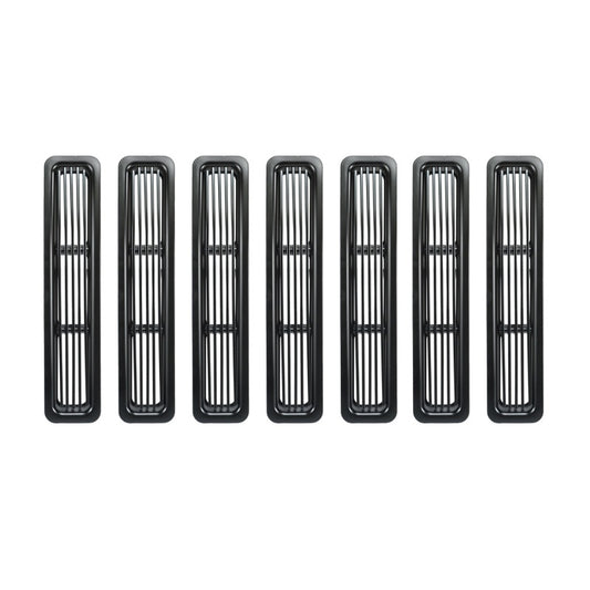 Rugged Ridge Billet Grille Inserts Black 97-06 Jeep Wrangler