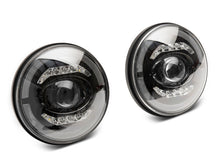 Load image into Gallery viewer, Raxiom 07-18 Jeep Wrangler JK Axial Series LED Headlights- Black Housing (Clear Lens)