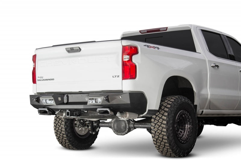 Addictive Desert Designs 19-20 GM 1500 Stealth Fighter Rr Bumper w/ Backup Sensor Cutouts-Bumpers - Steel-San Diego Overlanding-Addictive Desert Designs