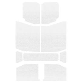DEI 18-23 Jeep Wrangler JL 4-Door Boom Mat Headliner - 9 Piece - White