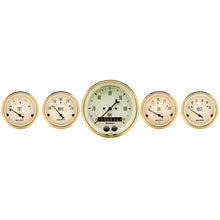 Load image into Gallery viewer, Autometer Golden Oldies 5 PIECE (3-3/8in &amp; 2-1/16in.) GPS Speedometer Gauge Kit