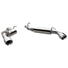 Load image into Gallery viewer, QTP 2010-2013 Chevrolet Camaro SS AR3 Axle Back Exhaust system featuring polished 4.5 inch tips.