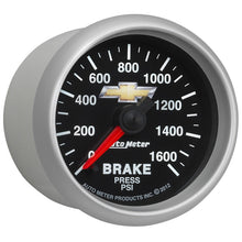 Load image into Gallery viewer, Autometer Performance Parts 52mm 0-1600 PSI Brake Pressure COPO Camaro Gauge Pack