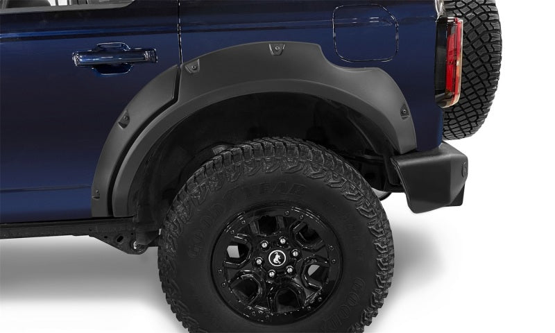 Bushwacker 2021+ Ford Bronco 4-Door Pocket Style Flares 4pc - Black