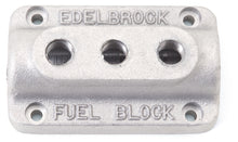 Load image into Gallery viewer, Edelbrock Fuel Block Triple As Cast