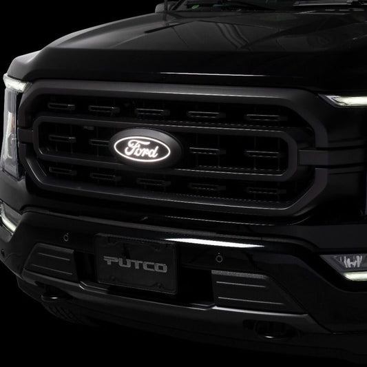 Putco 15-17 Ford F-150 Front Luminix Ford LED Emblem - Fits bar Style Grille