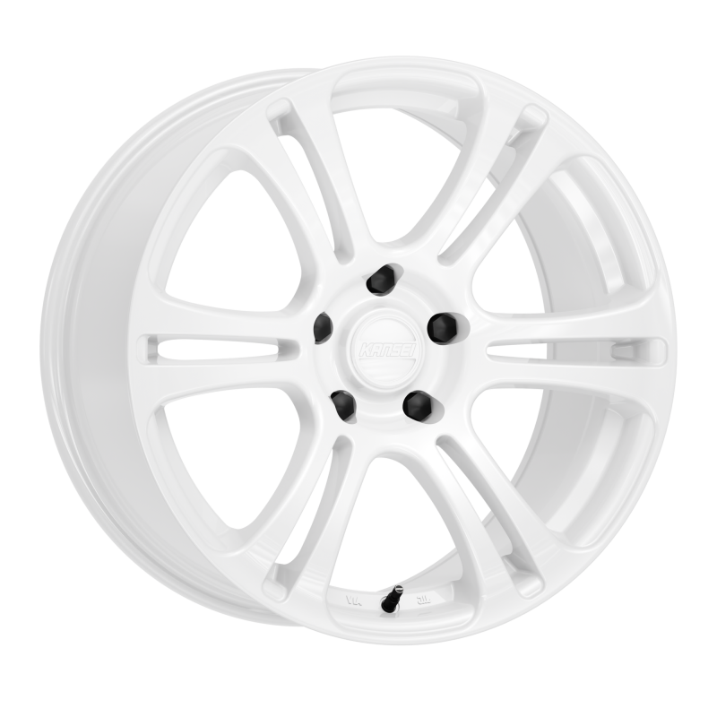 Kansei K16W Neo 18x9in / 5x100 BP / 22mm Offset / 73.1mm Bore - Gloss White Wheel