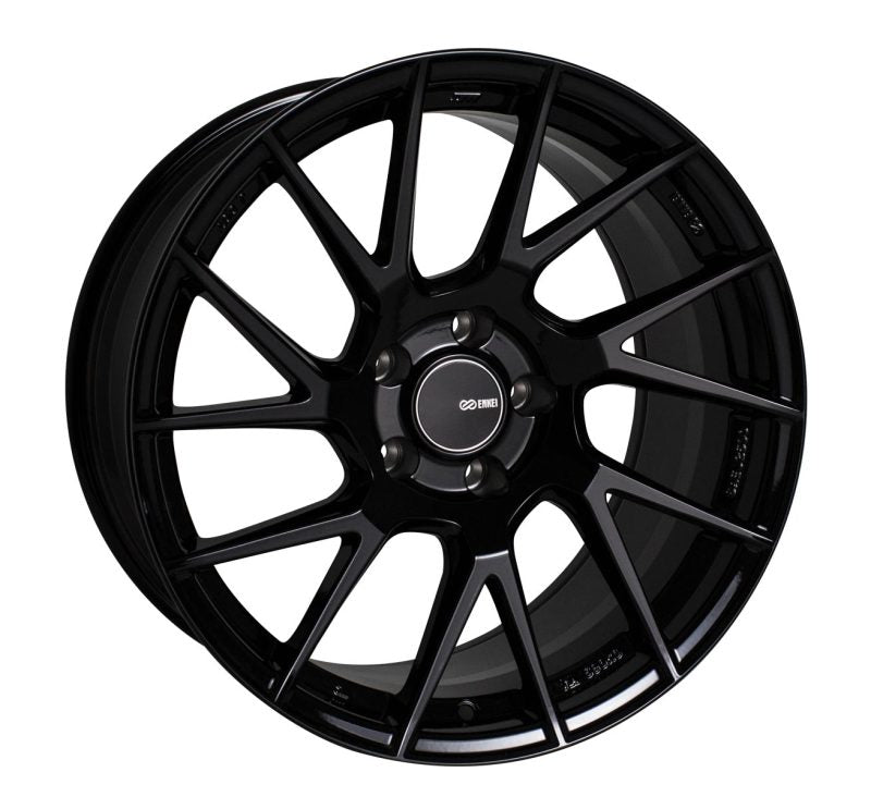 Enkei TM7 17x8.0 5x114.3 45mm Offset 72.6mm Bore Gloss Black Wheel