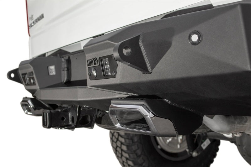 Addictive Desert Designs 19-20 GM 1500 Stealth Fighter Rr Bumper w/ Backup Sensor Cutouts-Bumpers - Steel-San Diego Overlanding-Addictive Desert Designs
