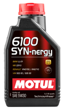 Load image into Gallery viewer, Motul 1L Technosynthese Engine Oil 6100 SYN-NERGY 5W30 - VW 502 00 505 00 - MB 229.5