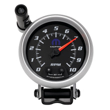 Load image into Gallery viewer, AutoMeter Gauge Tach 3-3/4in. 10K RPM Pedestal W/ Ext. Quick-Lite Black Mopar